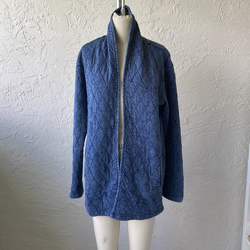 Lucky Brand quilted cardigan jacket